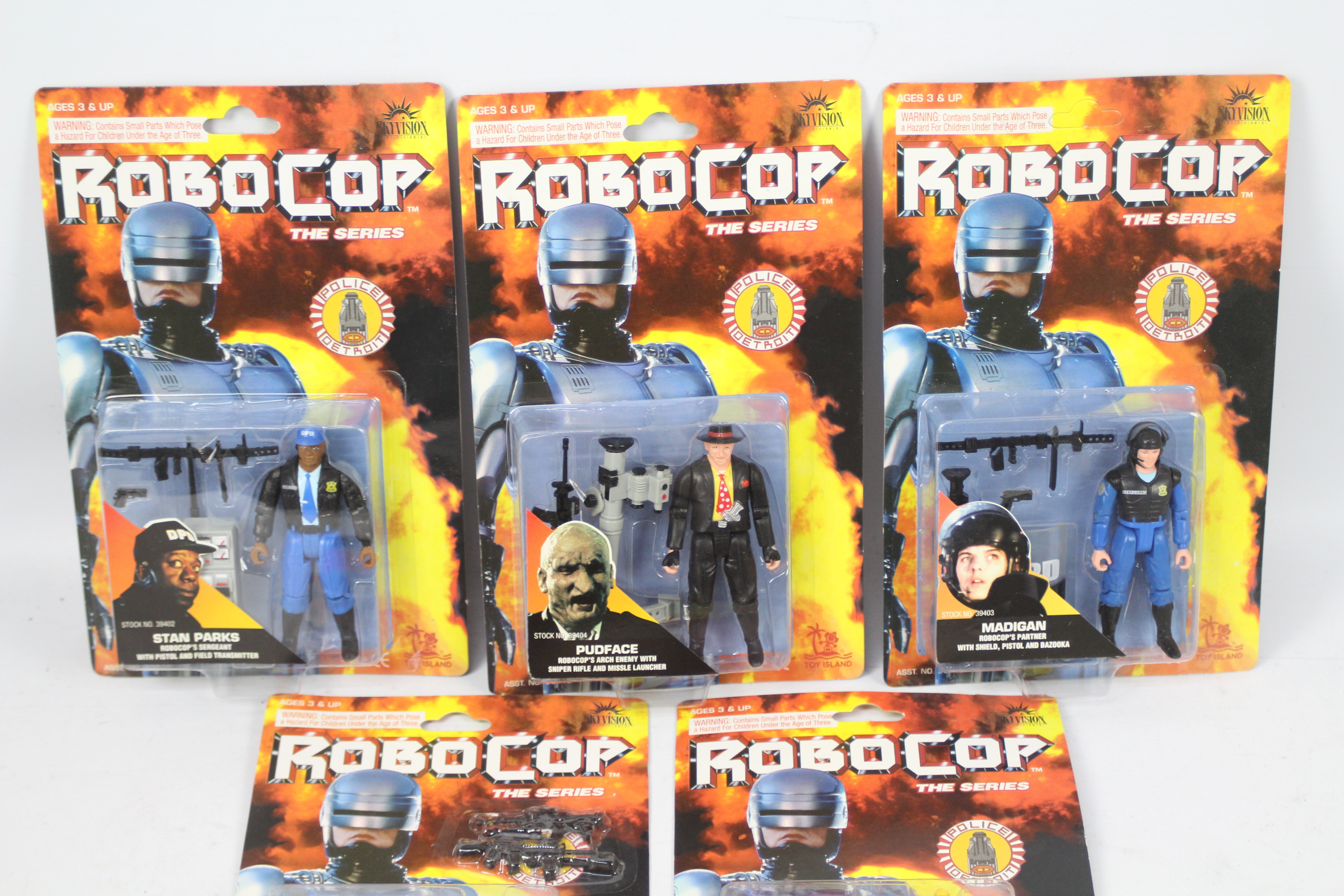 Robocop - Skyvision - A collection of 5 carded, mint condition, - Image 2 of 3