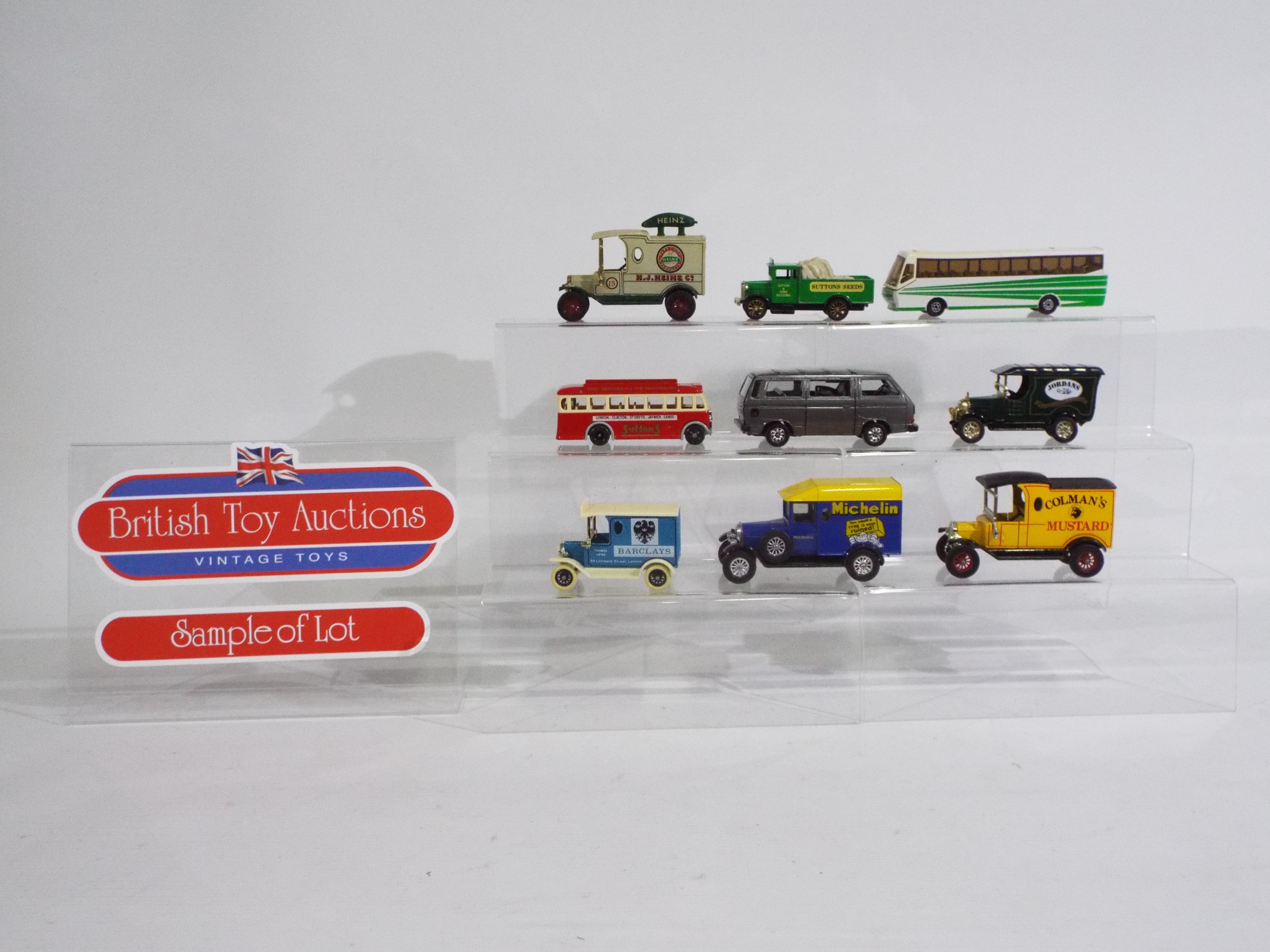 Corgi, Matchbox, Schabak, EFE, EFSI, Oxford Die-cast, Lledo,