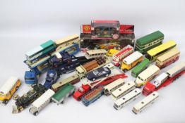 Corgi, Efsi, EFE, Others - A mixed collection of diecast model vehicles in various scales,