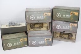 Corgi - D-Day - 6 x limited edition military vehicles including 2 x Panther ADSF Tanks # US60204,