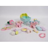 My Little Pony, Hasbro - G1 Baby twins Sticky and Sniffles/Tuggles and Toggles (UK),