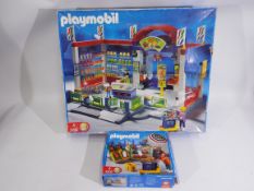 Playmobil - 2 x boxed Playmobil sets - Lot includes a #3200 supermarket shop set and a #3202 fruit