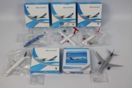 Gemini Jets - W Aircraft Model - A collection of 5 boxed,