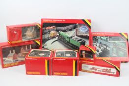Hornby - A boxed group of Hornby OO gauge layout and scenic accessories.
