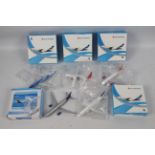 W Aircraft Models - A collection of 5 boxed diecast 1:400 scale model aircraft in various carrier