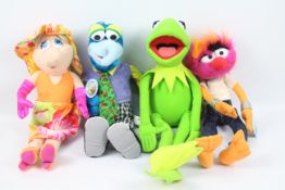Tim Henson's Muppets by Nanco. A collection of 4 22" Muppets. Kermit, Miss Piggy, Gonzo and Animal.