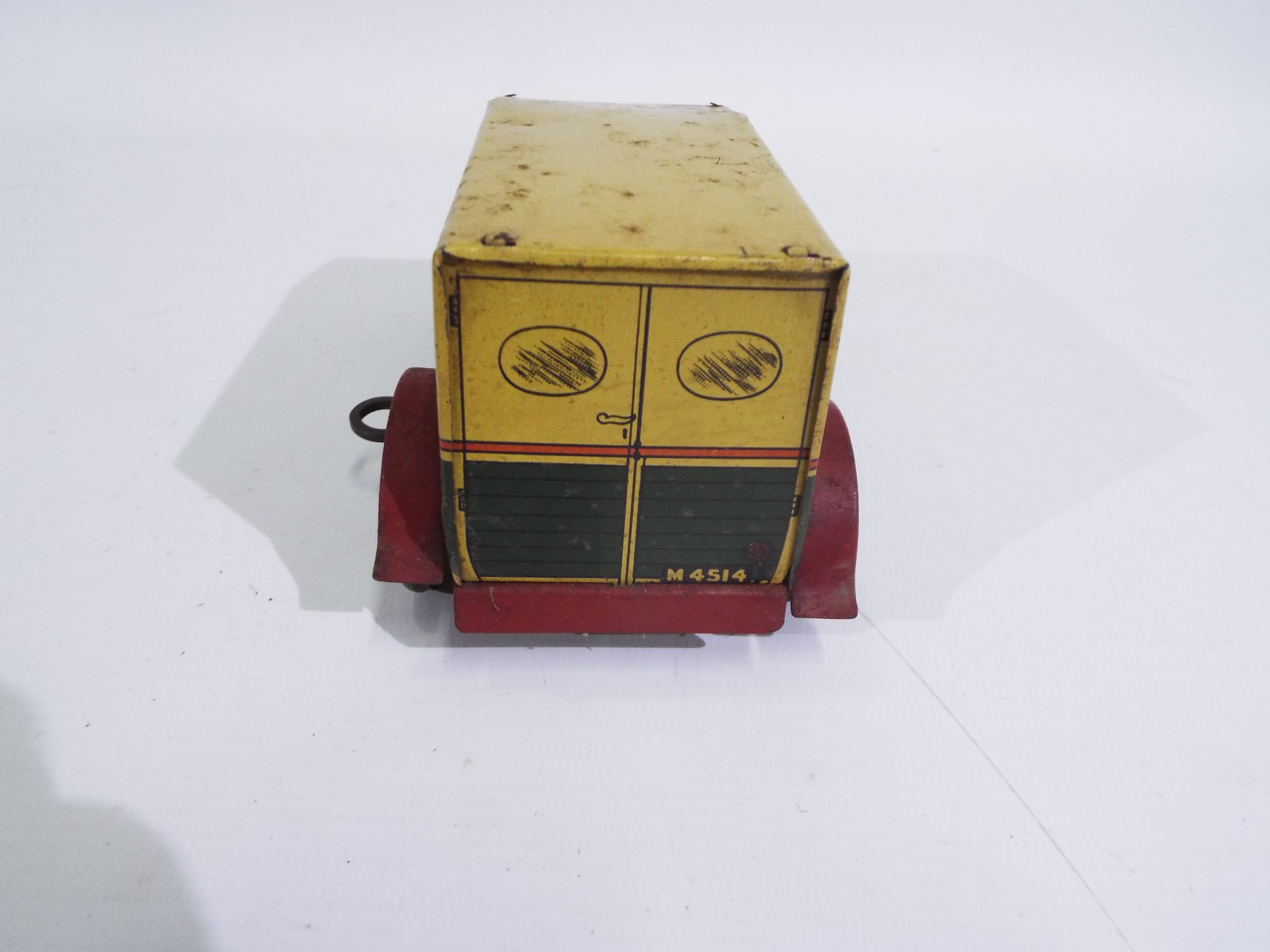 Wells O London - A clockwork tinplate Express Transport van. - Image 3 of 4