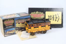 Hornby - A boxed Stephensons Rocket Coach # G104 and a boxed pair of Y Points # G103.