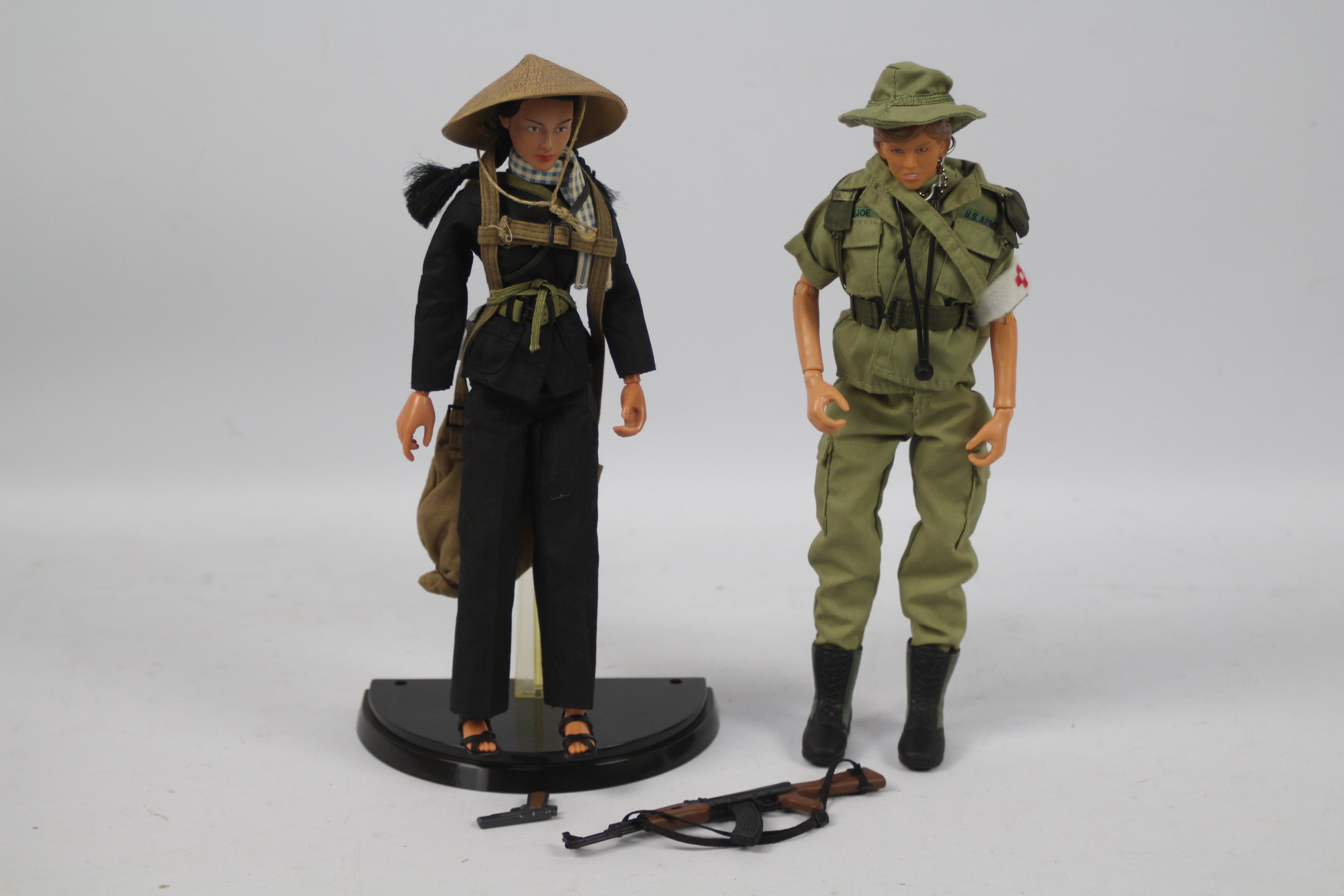 GI Joe, Hasbro, Dragon - Two unboxed 'Vietnam' themed action figures.