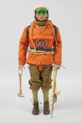 Palitoy, Action Man - A Palitoy blonde painted hard head Action Man figure in Mountaineer outfit.
