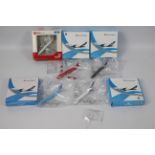 Wings World - W Aircraft Model - A collection of 5 boxed diecast 1:400 scale model aircraft in