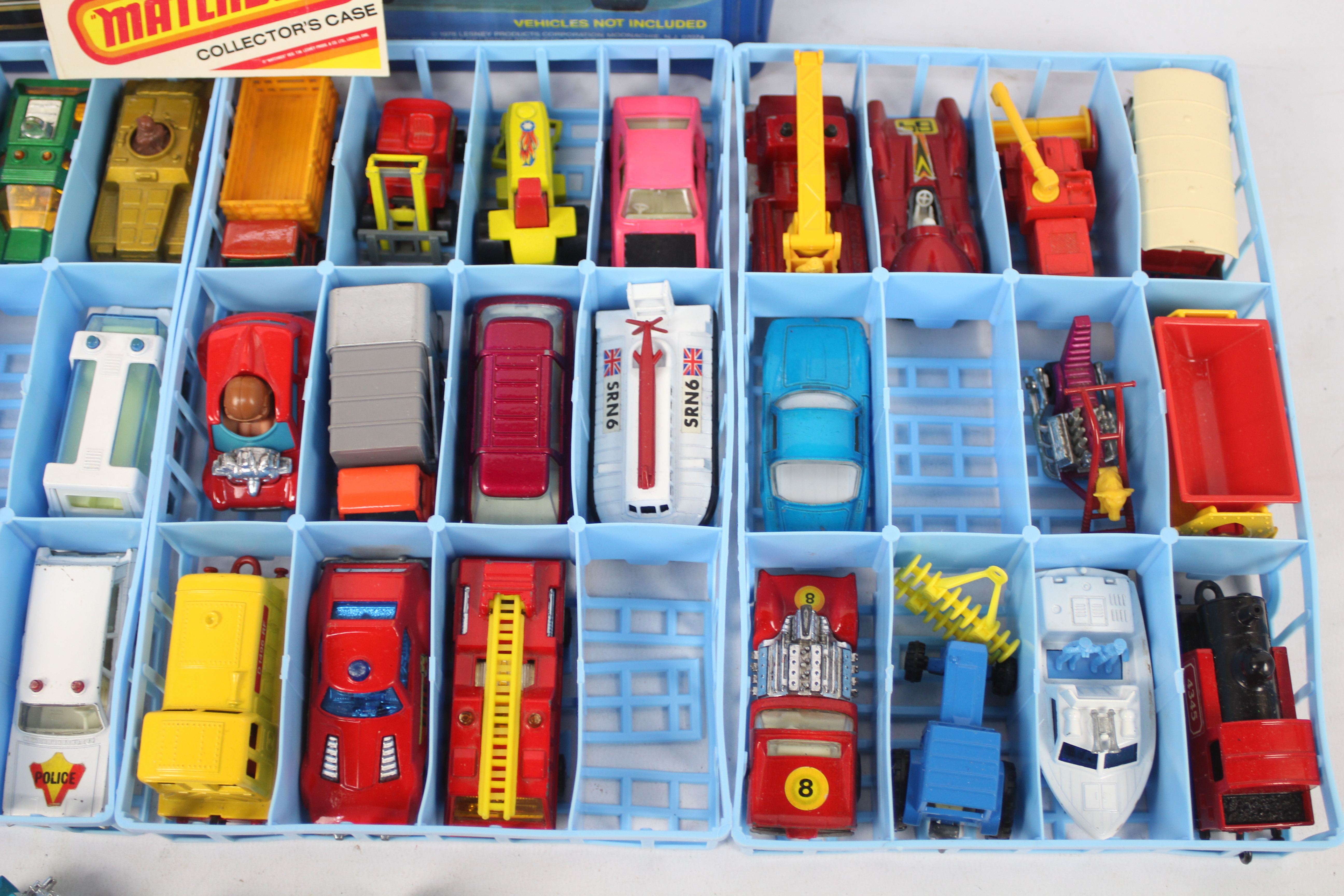 Matchbox - Superfast - A rare late 70s Superfast Carry Case with 4 x trays and 48 x vehicles. - Image 4 of 5