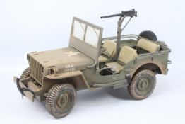 Hasbro - An unboxed Hasbro GI Joe Classic Collection 1:6 scale US Willys Jeep with .