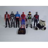 Hasbro, Entex, Past Times - A mixed lot to include 6 x Hasbro Avengers action figures,