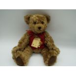 Hermann - a large mohair Bear by Hermann with growler, issued in a limited edition with certificate,