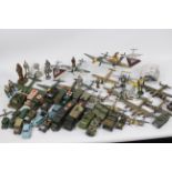 Dinky Toys - Victory - Corgi - Solido - In excess of 30 mixed die cast military vehicles and