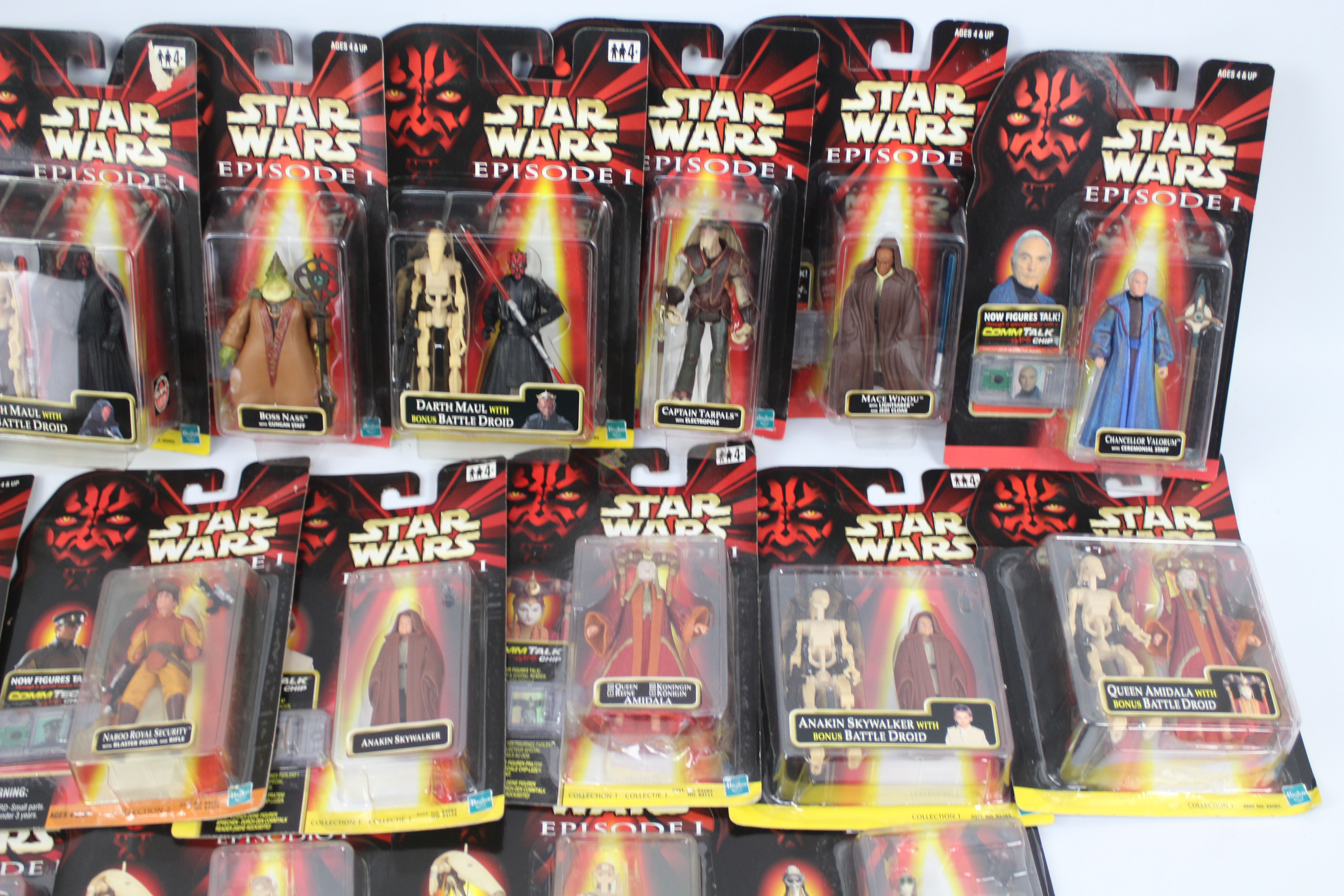 Hasbro, Star Wars - 20 carded modern Hasbro Star Wars Episode 1, 3.75" action figures. - Image 3 of 5