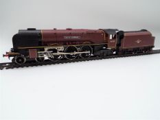 Hornby - an OO gauge model Duchess 8P class 4-6-2 locomotive and tender,