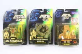 Star Wars - Kenner - Tonka 1996. A selection of 3 boxed Italian Star Wars figures.