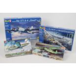 Revell - Tamiya - Academy - 3 x boxed aircraft model kits in 1:72 scale, Heinkel He177 # 04306,