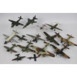 Airfix - A collection of 15 x pre built kit model aircraft in various scales including Bristol