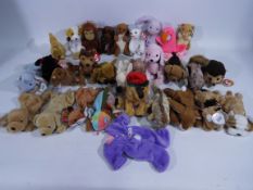 Ty Beanie - 30 x Beanie Baby soft toys - Lot includes a 'Chipper' Beanie Baby squirrel,