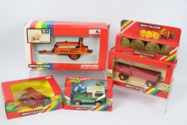 Britains - Five boxed Britains 1:32 scale model farm implements / accessories.