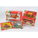 Britains - Five boxed Britains 1:32 scale model farm implements / accessories.