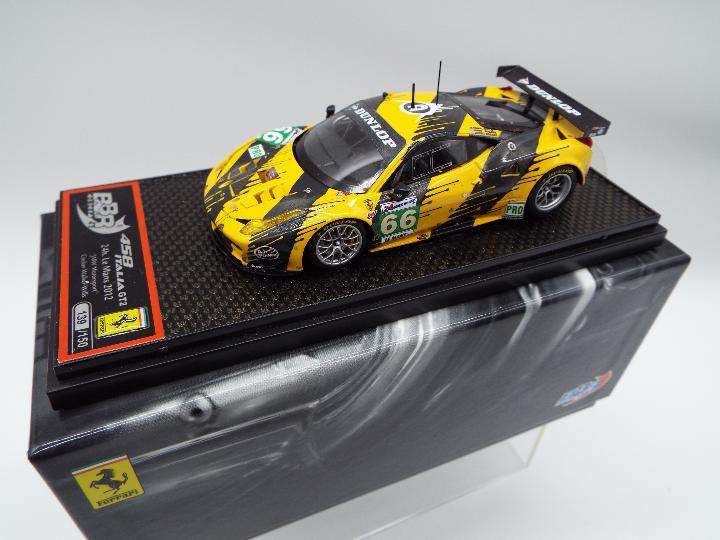 BBR Models - a 1:43 scale model Ferrari 458 GT2 GTE PRO, 24 Hour Le Mans 2012,