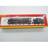 Hornby - an OO gauge Super Detail model Britannia 7MT class 4-6-2 locomotive and tender,