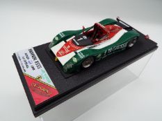 DVA Dalermo Models - a 1:43 scale model Ferrari F333, Monza 1999, 1st overall, red,
