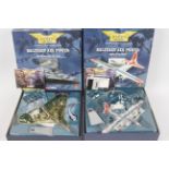 Corgi Aviation Archive - Two boxed 1:144 scale diecast model military aircraft from Corgi AA.