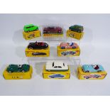 Atlas Dinky - 8 x boxed British cars including Austin Atlantic # 106, Ford Zephyr # 162,