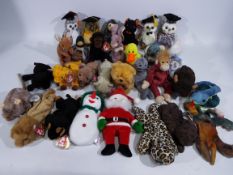 Ty Beanie - 30 x Beanie Baby soft toys - Lot includes a 'Schweetheart' Beanie Baby monkey,