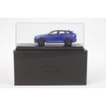 TSM Model - A boxed TSM Model #150EM60 1:43 scale diecast Jaguar F-Pace in Caesium Blue.