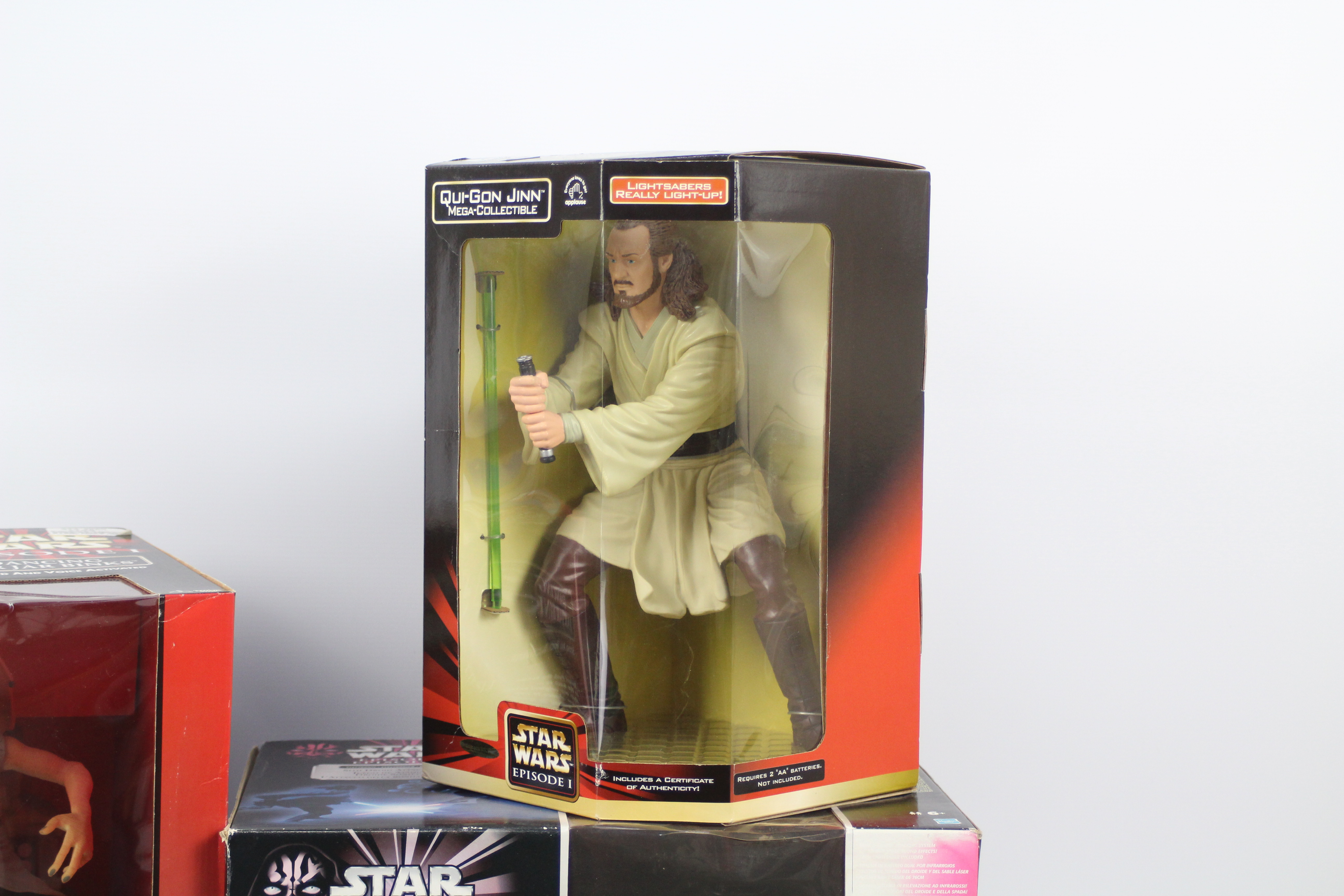 Star Wars, Hasbro - Two Star Wars Episode 1 boxed action figures and Star Wars Episode 1 game. - Image 3 of 3