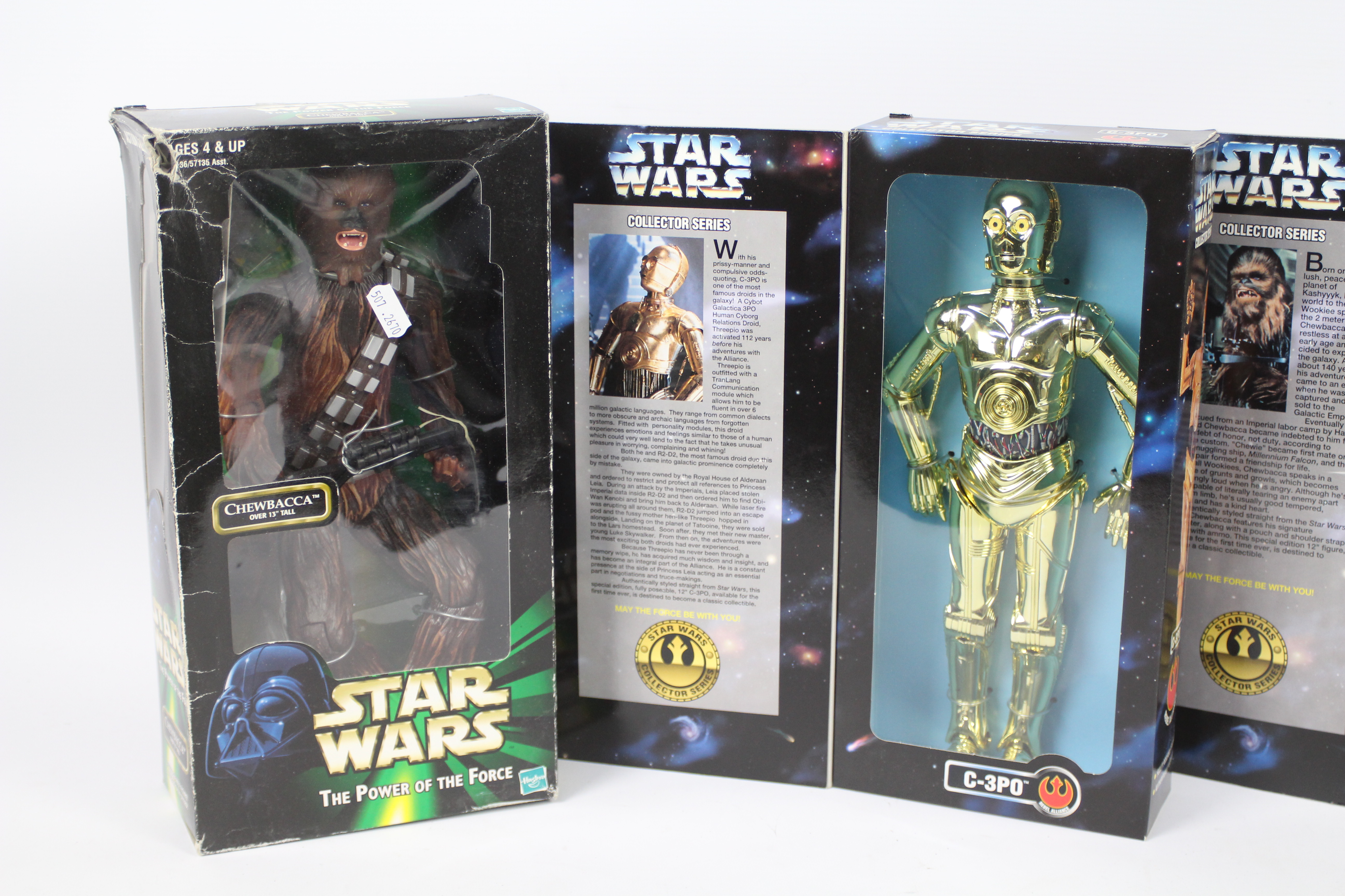 Star Wars, Kenner, Hasbro - Three boxed Star Wars 12" action figures. - Image 2 of 4