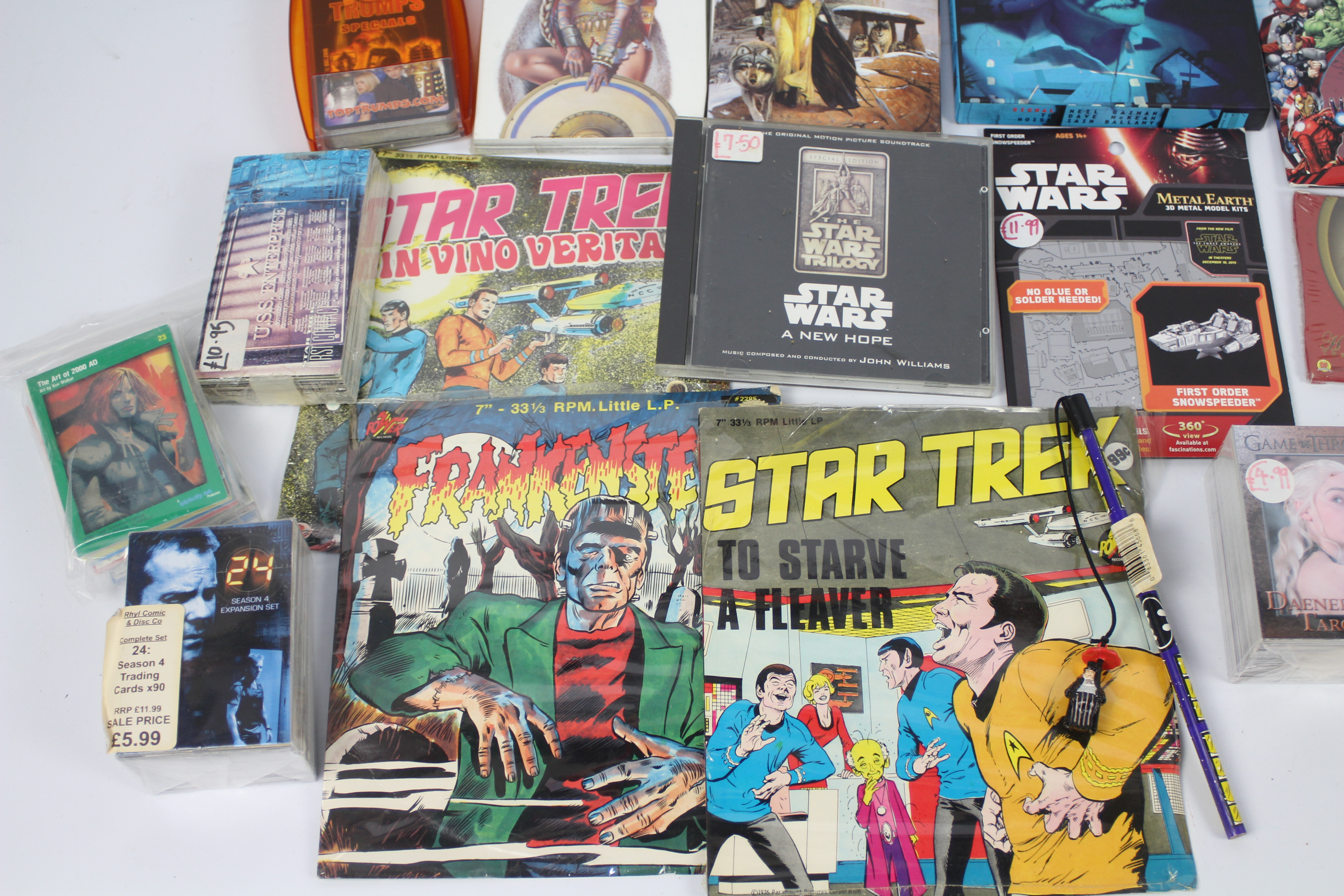 Disney, Hasbro, Toip Trumps, Star Trek, - Image 2 of 5