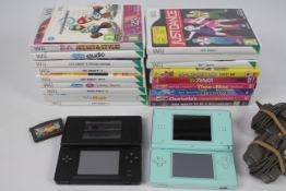 Nintendo - 2 x DS Lite consoles with power leads,