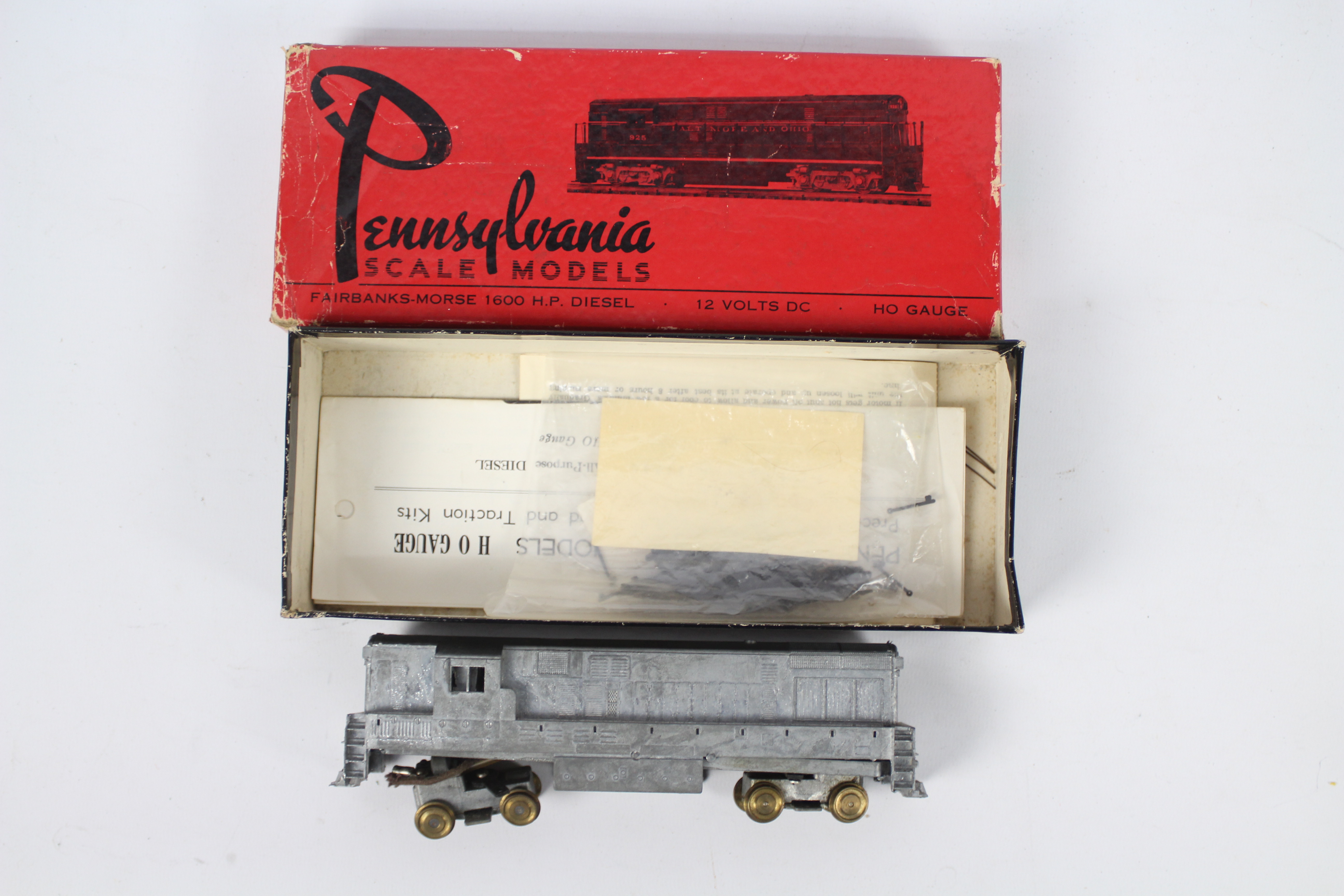 Pennsylvania Scale Models - A boxed Pennsylvania Scale Models HO gauge American Fairbanks Morse