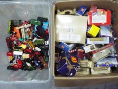 Corgi, Lledo, Oxford Diecast, Others - A large unboxed quantity of diecast in various scales.