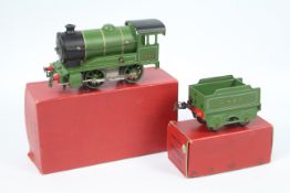Hornby - A boxed Hornby #501 O gauge clockwork 0-4-0 steam locomotive Op.No.