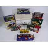 1st Gear, Corgi, Vanguards, Matchbox - A boxed group of diecast model vehicles in various scales.