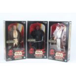 Star Wars, Hasbro - Three Hasbro Star Wars Episode 1, boxed 12" action figures.