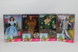 Mattel, Barbie, Ken - Four boxed Barbie and Ken 'Wizard of Oz' dolls.