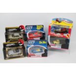 Corgi - A collection of six predominately James Bond themed diecast model vehicles form Corgi.