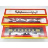 Hornby - three OO gauge passenger carriages, Pullman parlour car no 64 # R4484,