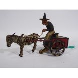 Lehmann - A clockwork Zebra pulling a cart # 752,