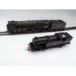 Hornby - Two OO gauge model steam locomotives and tenders,