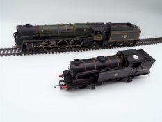 Hornby - Two OO gauge model steam locomotives and tenders,